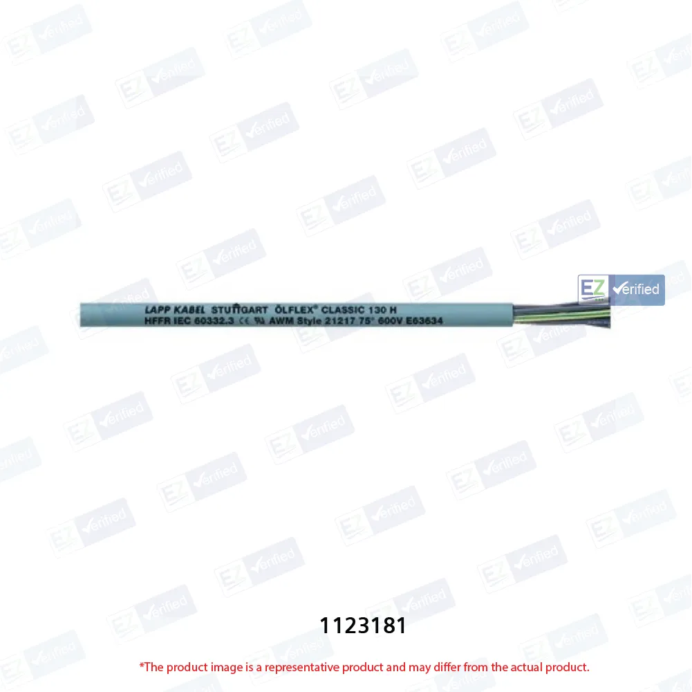 Lapp Kabel 1123181 Olflex Classic 130 H Copper Flexible Cable