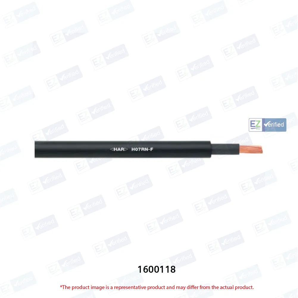 Lapp Kabel 1600118 H07RN-F Copper Flexible Cable