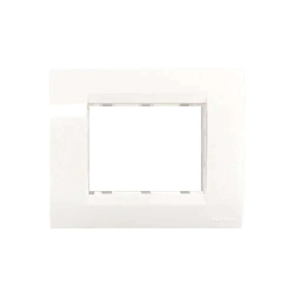 Great White Fiana 3 Module White Cover Plate