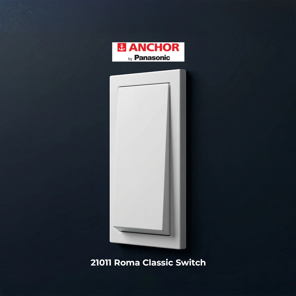  21011 Anchor Roma Classic White Switch