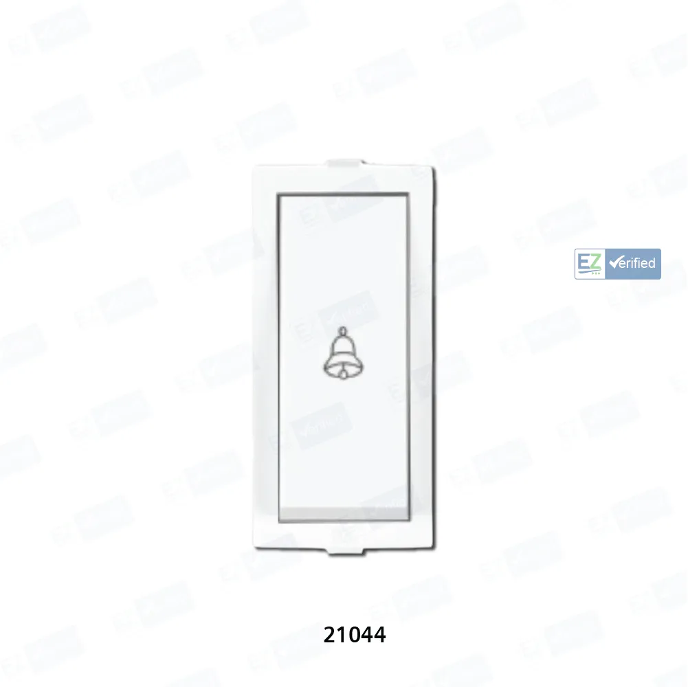 Anchor Roma Classic 21044 Bell Push Switch 6/10 Amp 1 Module White