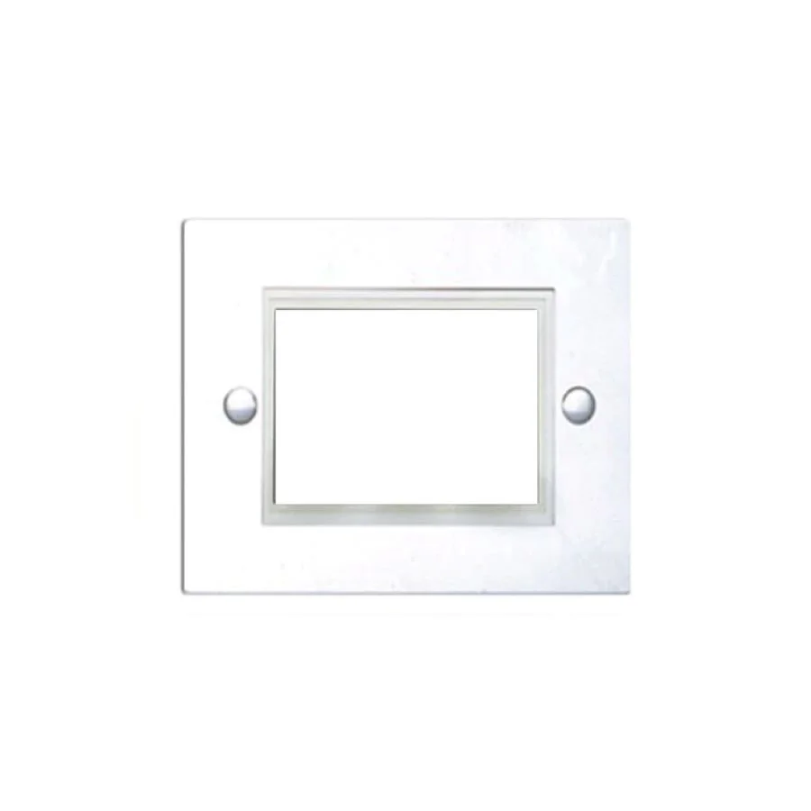 Anchor Roma Classic Deko 2 Module White Cover Plate 21328WH