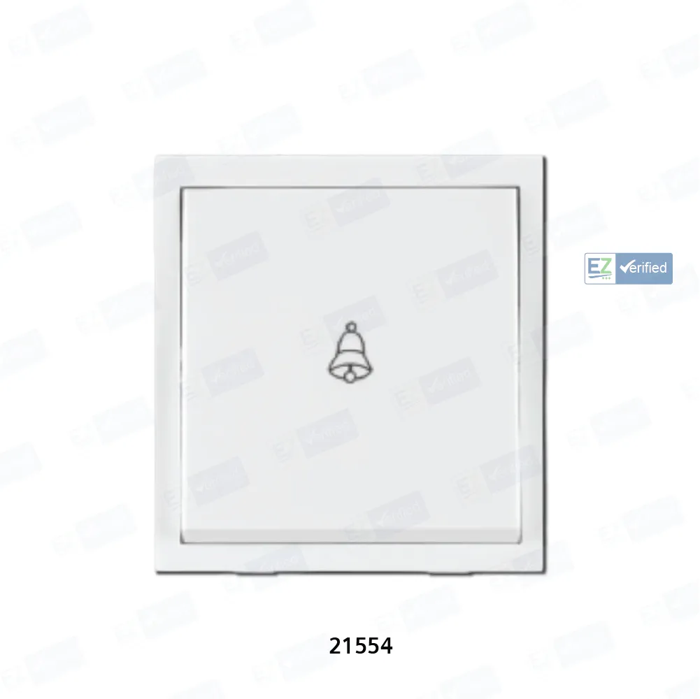 Anchor Roma Classic 21554 Bell Push Switch 6/10 Amp 2 Module s White