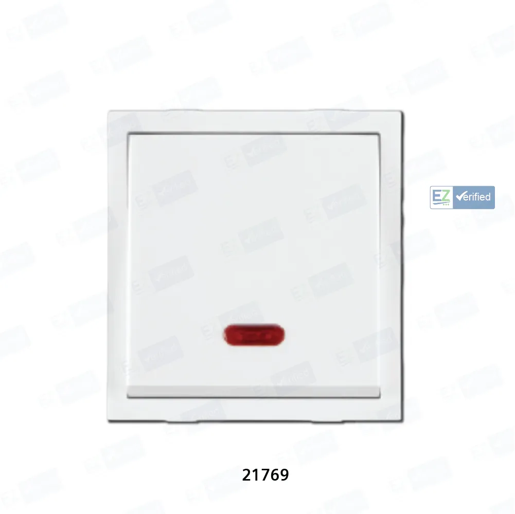 Anchor Roma Classic 21769 Dura Switch with Indicator 20 Amp 2 Module s White