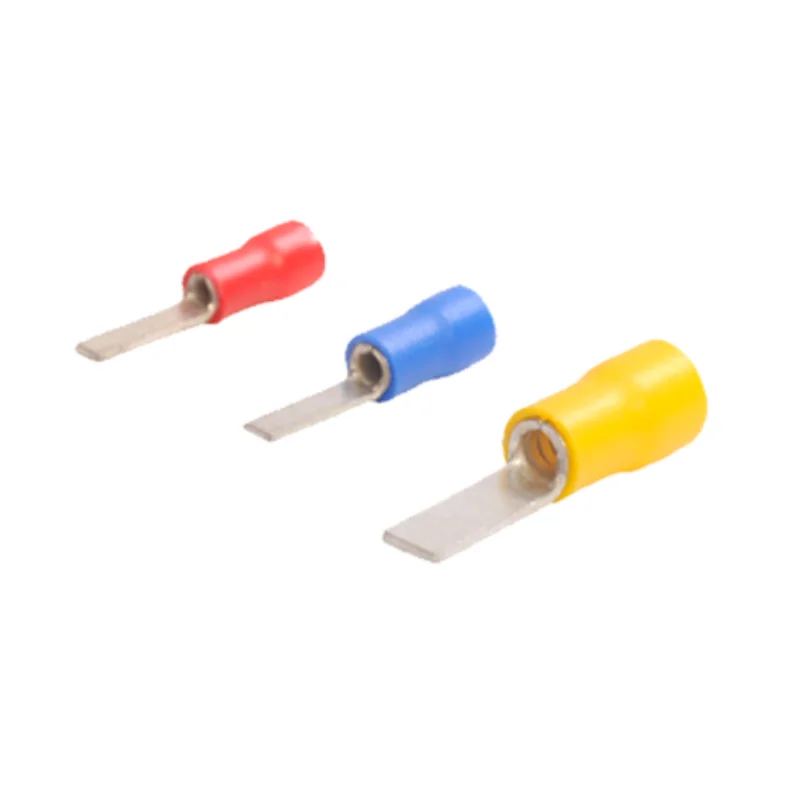 3D Flat Pin Type Copper Terminal Insulated Lugs 1.5 sq.mm 3D3009