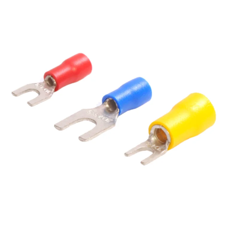 3D Fork Type Copper Terminal Insulated Lugs 1.5-3.5 sq.mmand  Stud Hole 3.6 mmand  Standard Type 3D3639