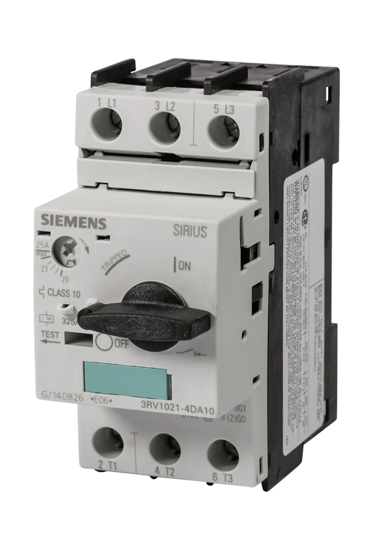 Siemens Sirius 3RV1 MPCB 20 - 25 A, 100 kA, Standard Release, Overload & Short Circuit, For Motor And Plant Protection