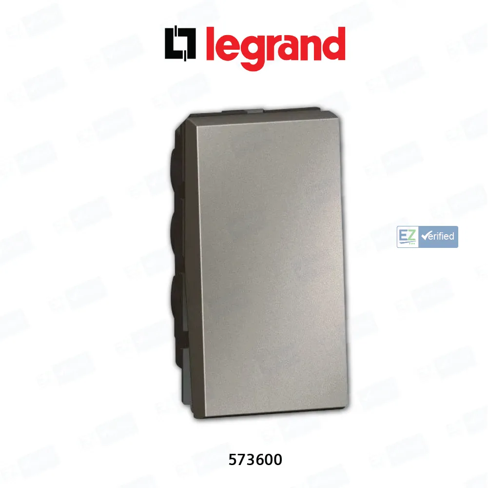Legrand Arteor 573600 SP Switch 6/10 Amp 1 Module 1 Way Magnesium
