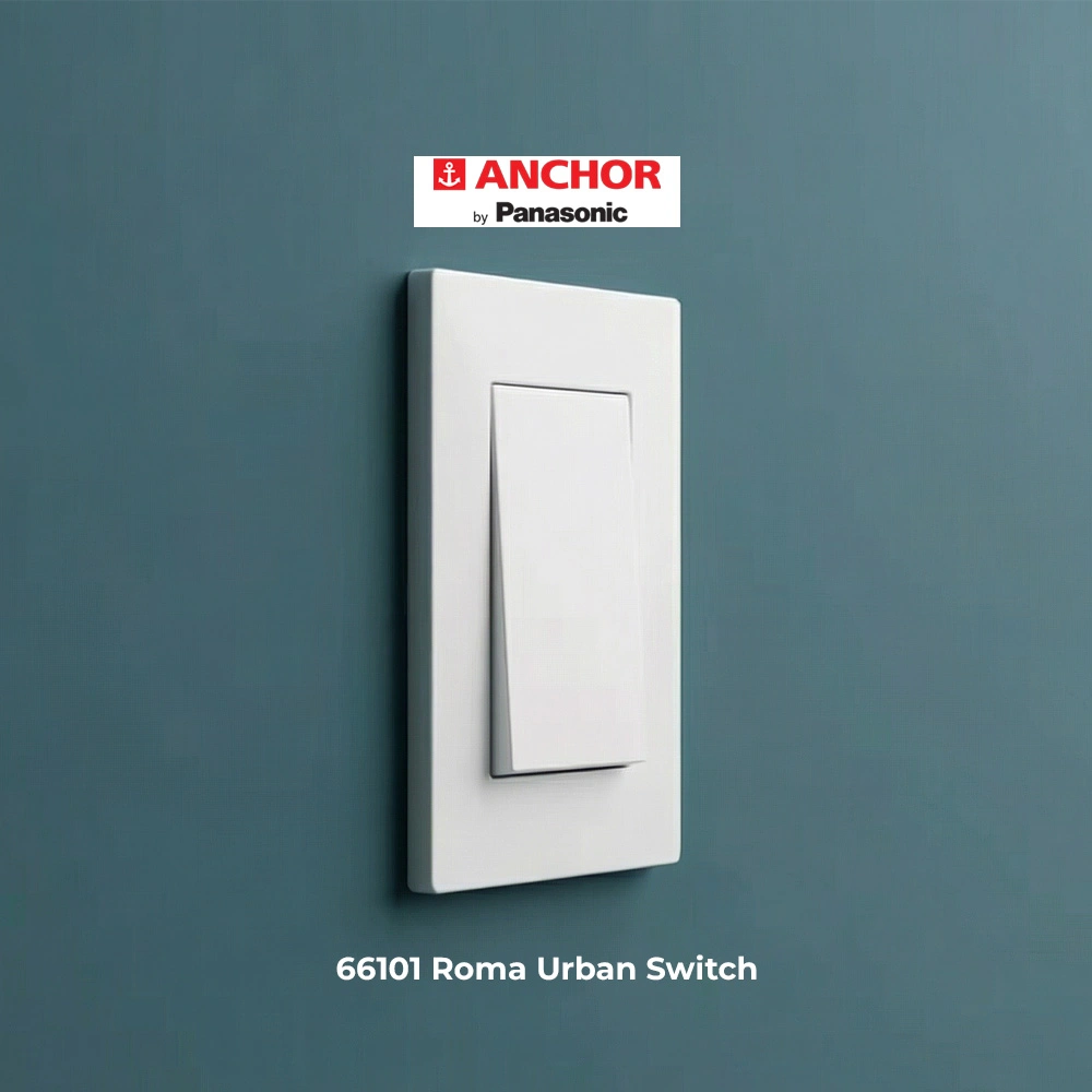 66101 Anchor Roma Urban White Switch