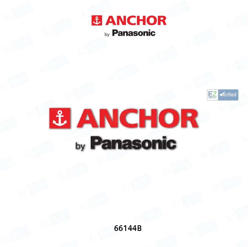 Anchor Roma Urban 66144B Switch with Indicator, 20 Amp, 1 Module, Black
