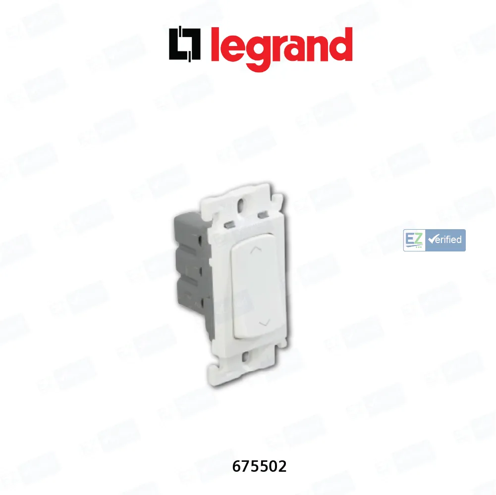 Legrand Mylinc 675502 SP Switch 6/10 Amp 1 Module White