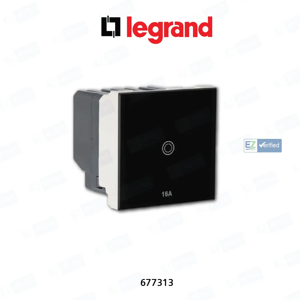 Legrand Lyncus 677313Touch  Switch 16 Amp 2 Module White