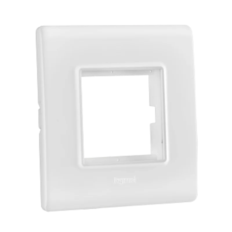Legrand Allzy White Cover Plate 2 Module With Frame 681301