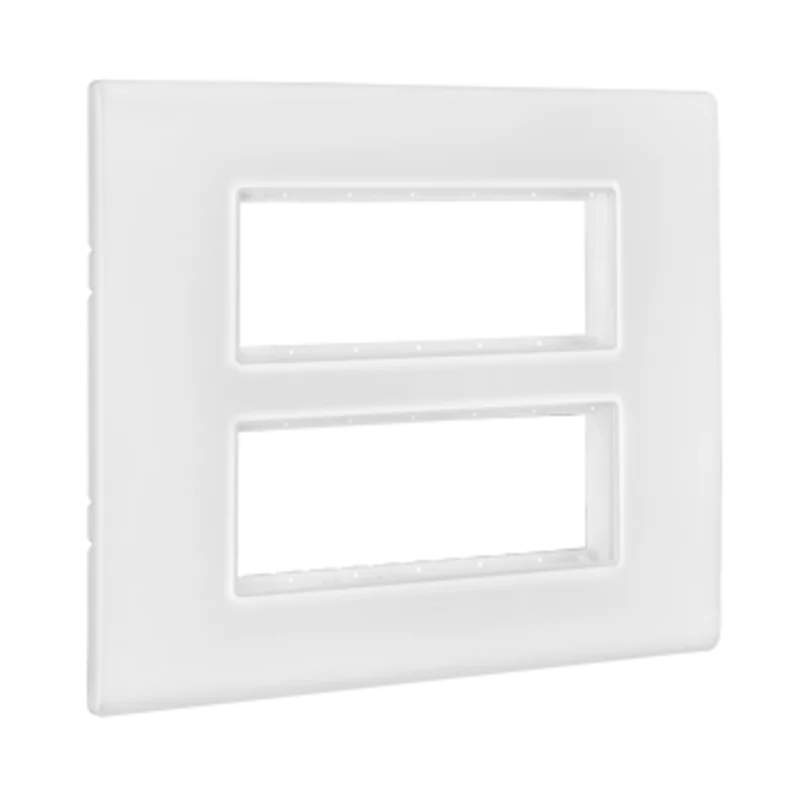 Legrand Allzy White Cover Plate, 12 Module With Frame