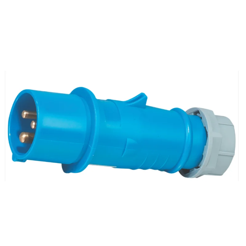 9 Electric Industrial Standard Plug 16-20 A 3 Pole+E IP 44 400 V 6H 9E 252