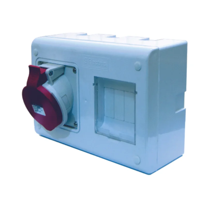 9 Electric Industrial Standard Socket 32 A 3 Pole+N+E IP 44 400 V 6H 9EPC004