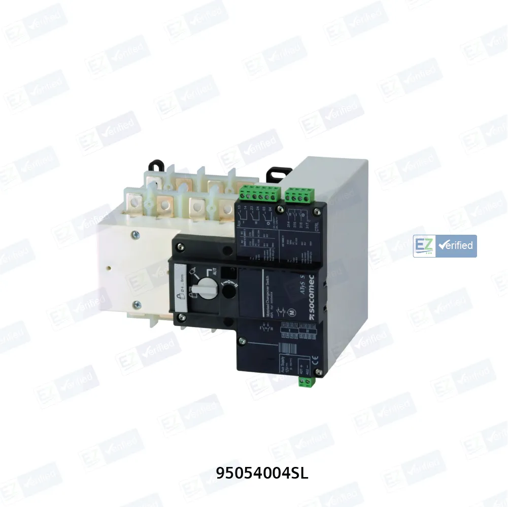 Socomec ATyS S Remotely Operated Transfer Switch (RTSE) 40 A, 4 Pole, Rated Voltage 415 V AC, Motor Voltage 12 V DC