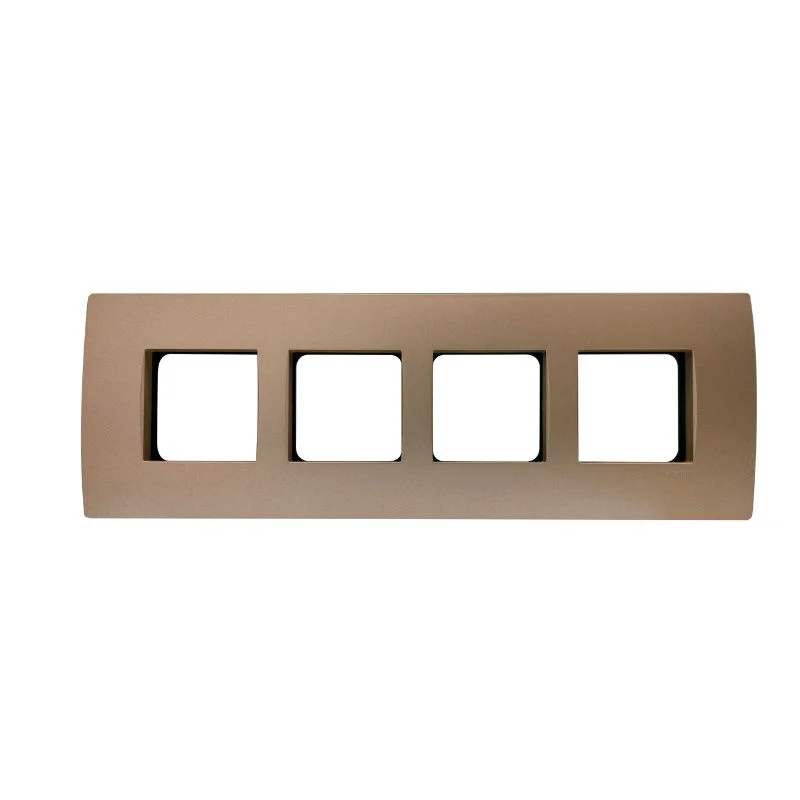 Opale 8 Module Horizontal Matt Gold Cover Plate AAKX0757