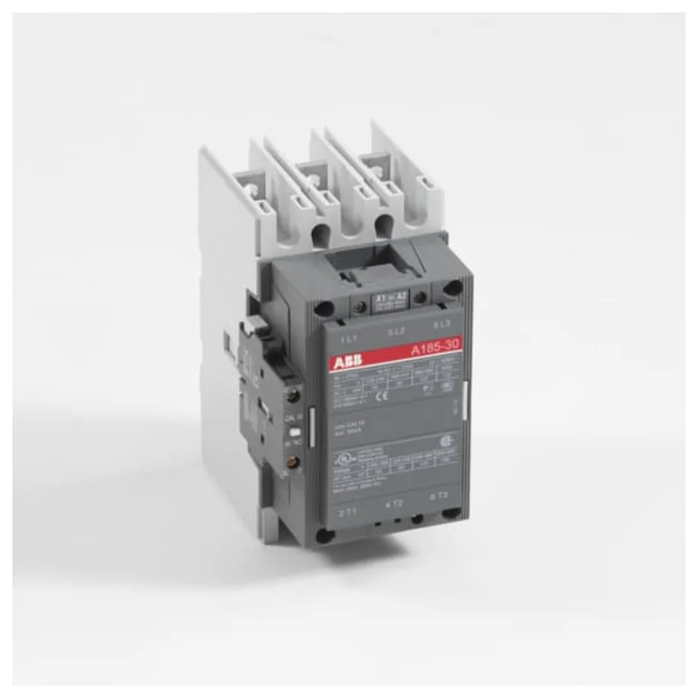 ABB A Series Power Contactor 185 A 3 Pole 400-415 V AC 1 NO + 1 NC AC3 Duty 1SFL491001R8611