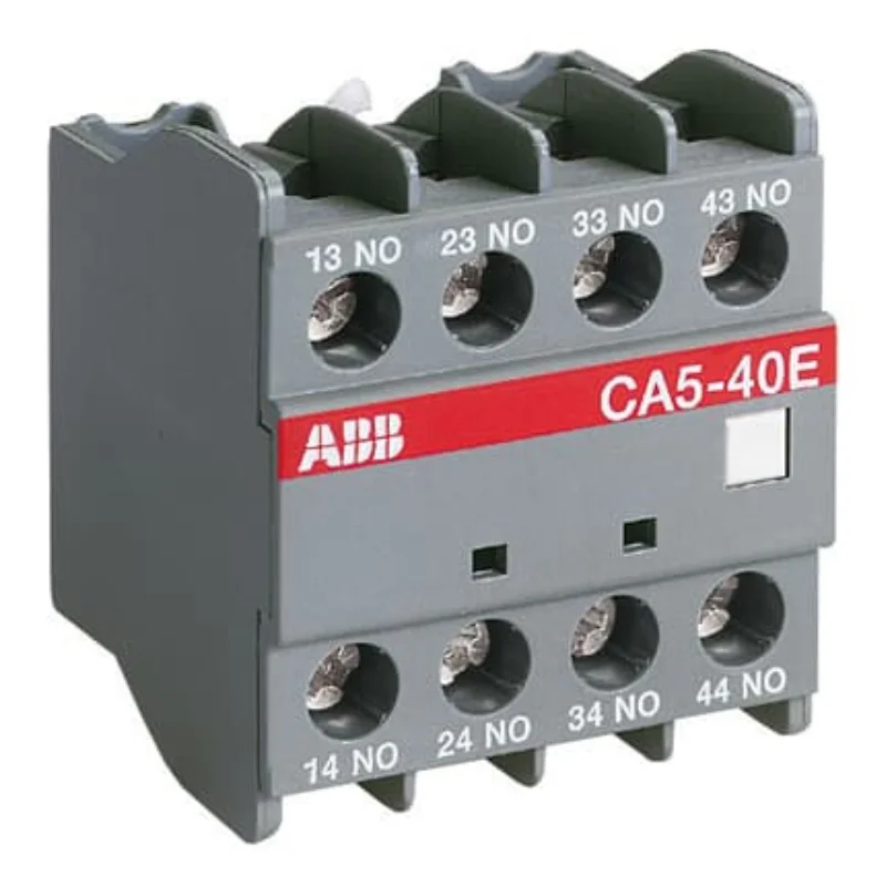 ABB CA 5-22 E Auxiliary Contact Block 2 NO + 2 NC Suitable For A9-110 AL9-40 TAL9-40 AE45-110 TAE45-110 NNL &UA Contactor Front Mounted 1SBN010040R1022