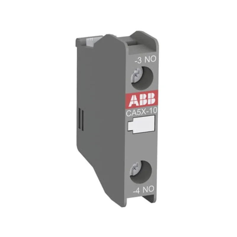 ABB CA5X-10 Auxiliary Contact Block 1 NO Suitable For AX09 to 150 NX 4 Pole Contactor Front Mounted 1SBN019010R1010