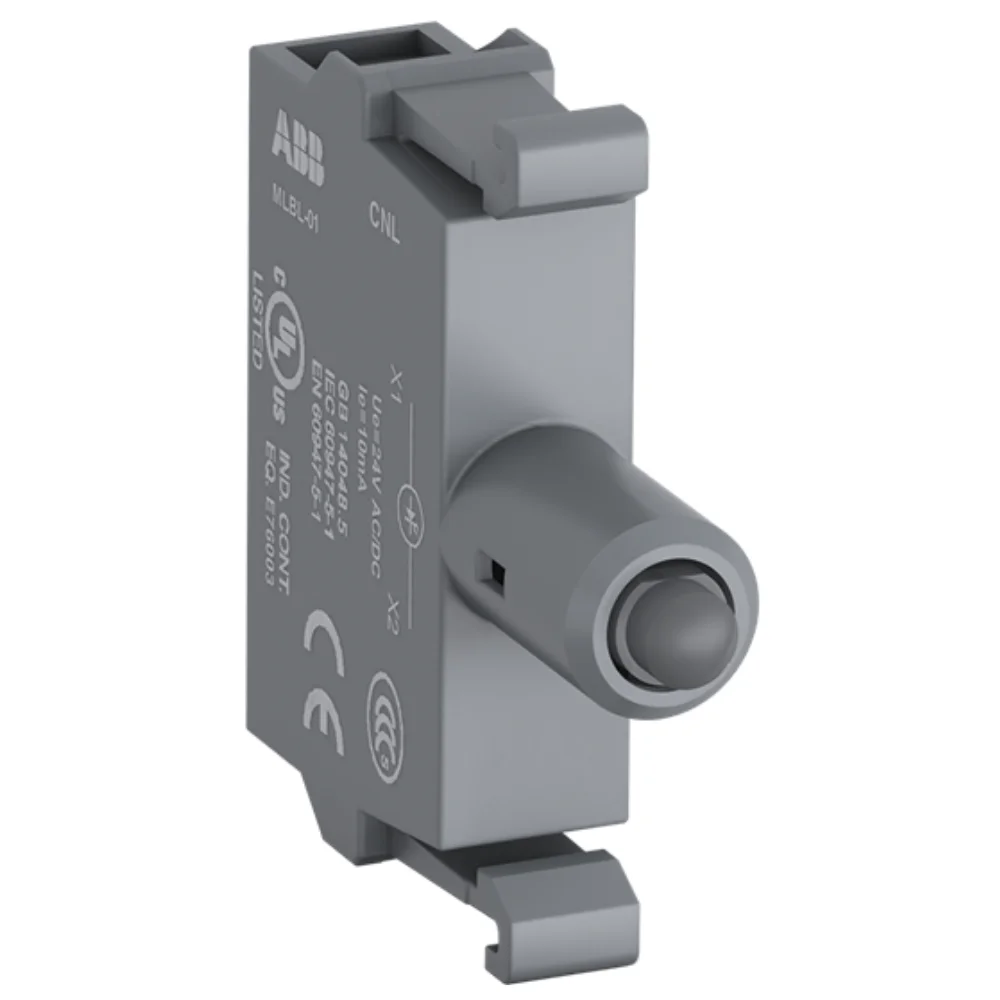 ABB MLBL-07G Lamp Block With Integrated LED 230VAC Green 1SFA611621R1072