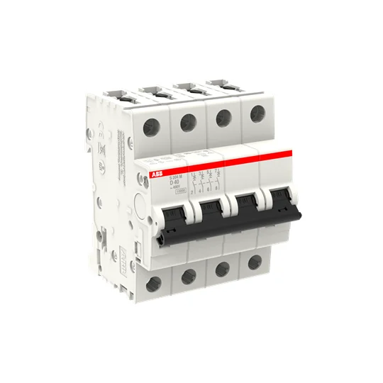 ABB SB204M MCB 6 A 4 Pole 10 KA C-Curve MCB 1SYS274012R0064