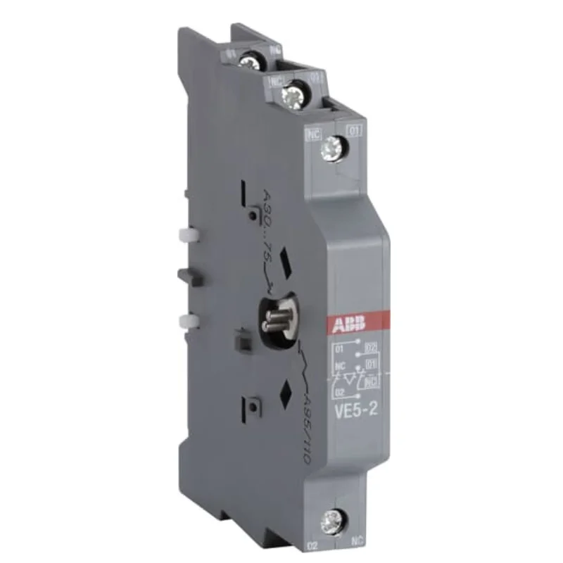 ABB VE 5-2 Horizontal Mechanical & Electrical Interlock With 2 NC Contact Suitable For AX50-115 & A30-110 Contactor 1SBN030210R1000