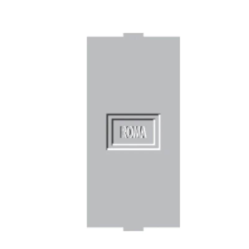 Anchor Roma Classic Silver Blank Plate 1 Module 21598S