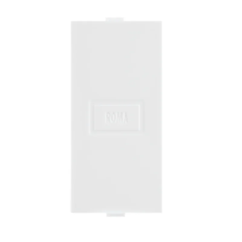 Anchor Roma Classic White Blank Plate 1 Module 21598