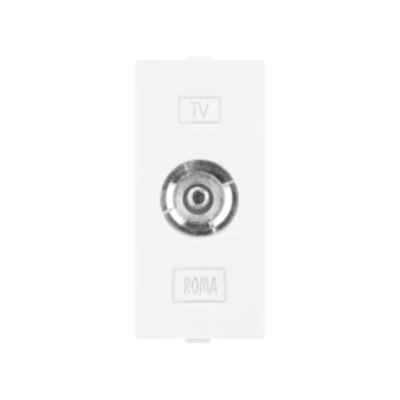 Anchor Roma Classic White TV Socket 1 Module 21157
