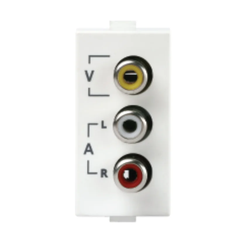 Anchor Roma Plus White Audio Video Socket 1 Module 289107
