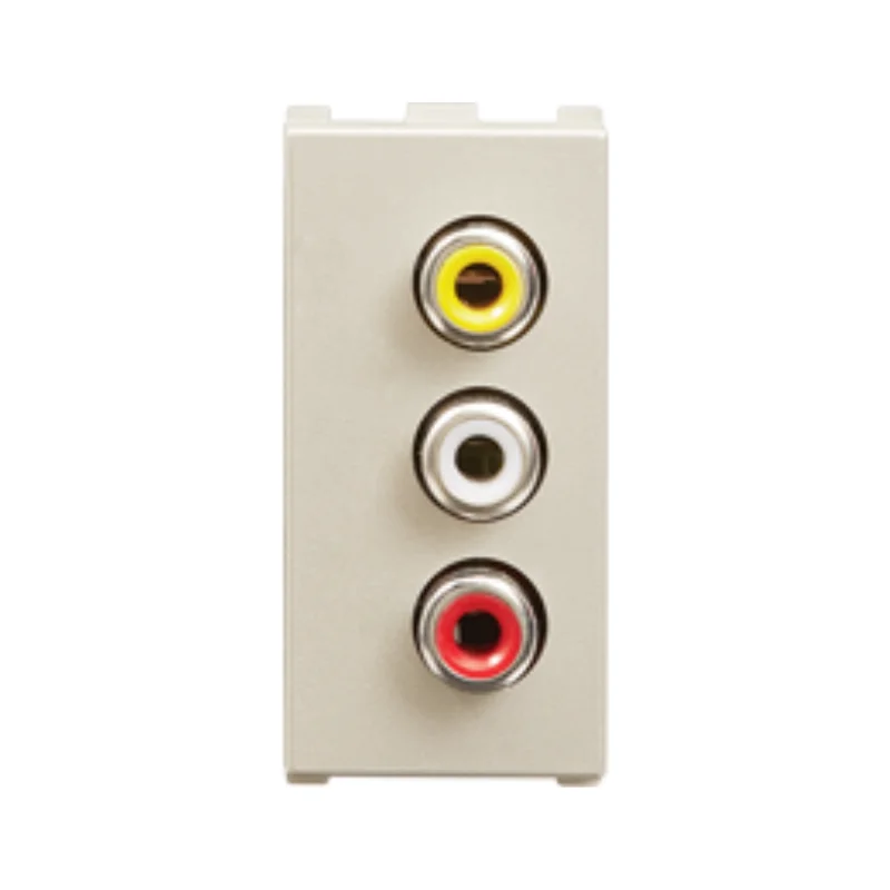 Anchor Roma Urban White Audio Video Socket 1 Module 66712