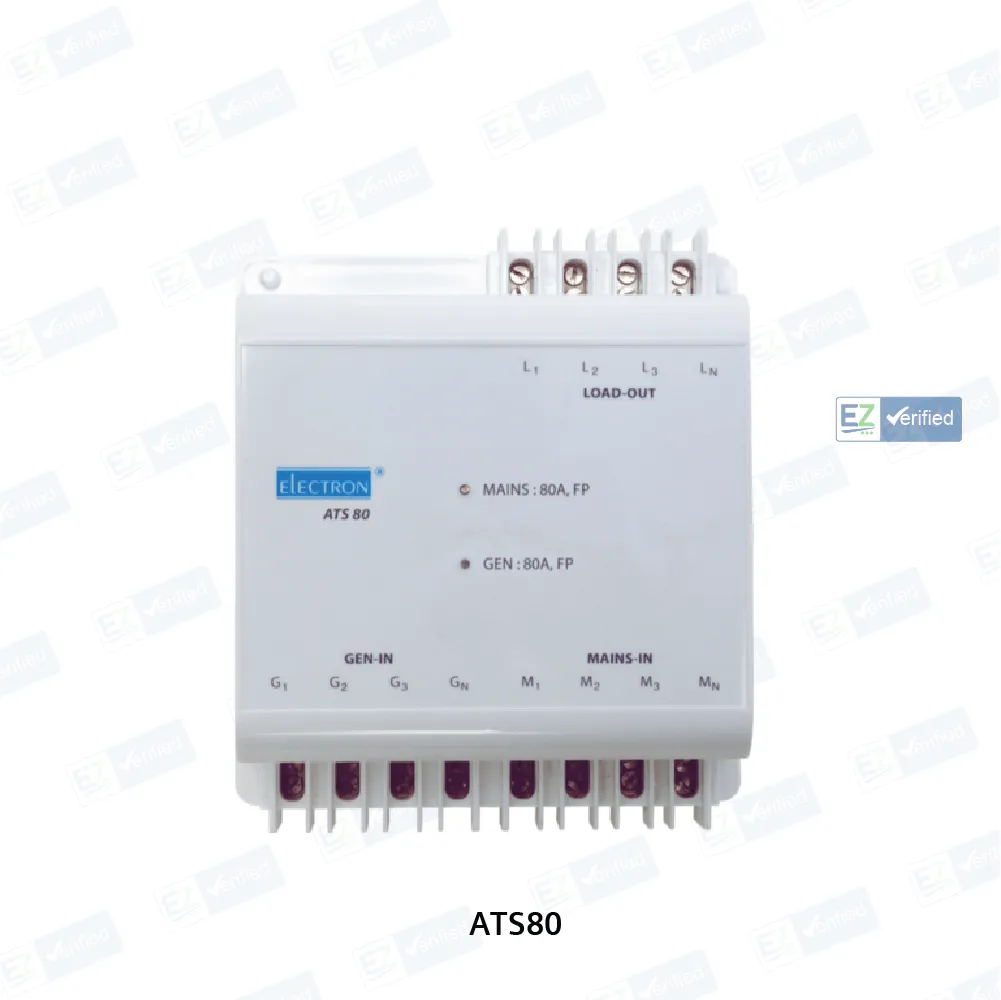 Electron Microcontroller Based ACCL EB : 3P, 80A, DG : 3P, 1-80 A, 4 Pole
