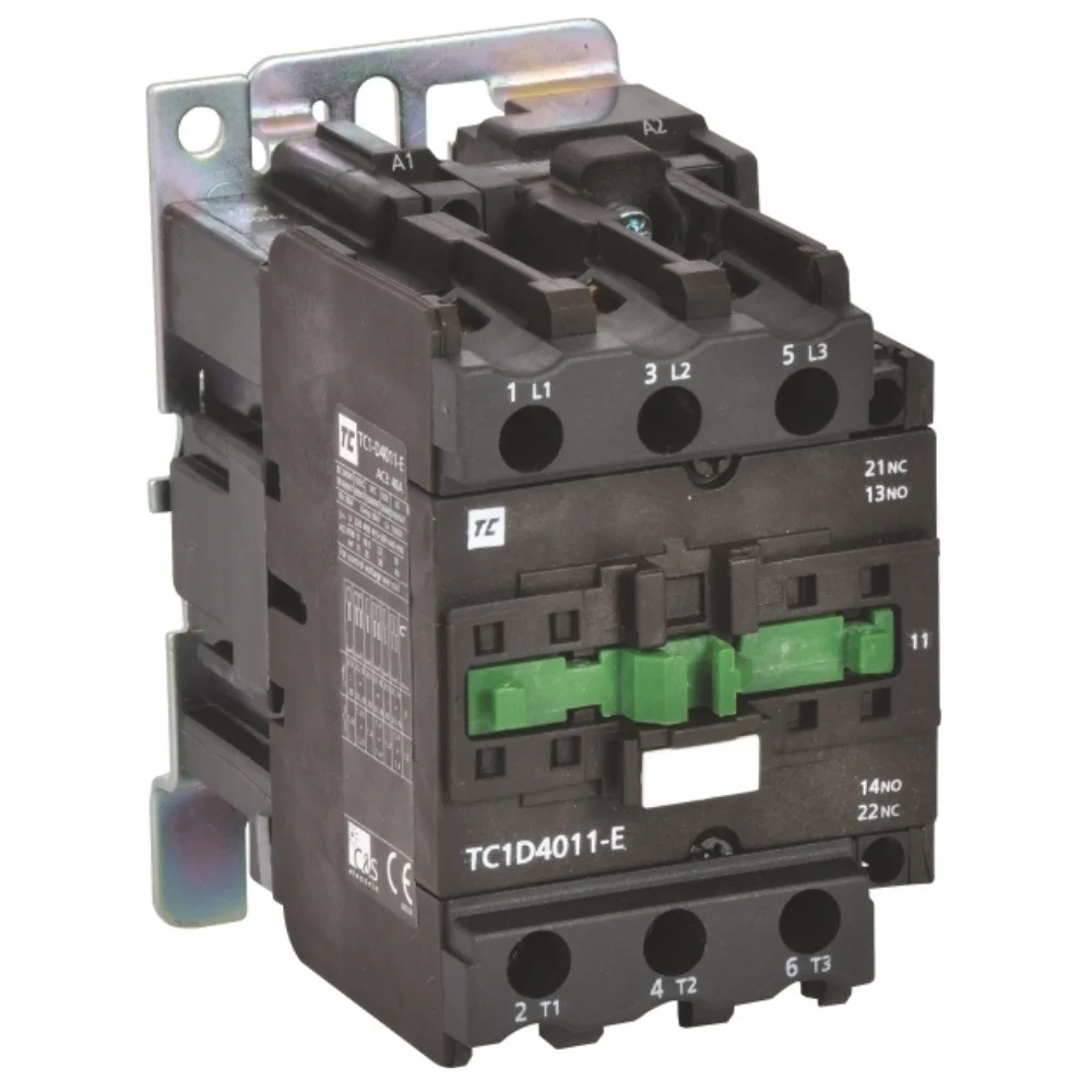 C&S Electric Exceed Power Contactor 50 A 3 Pole 415 V AC 1 NO + 1 NC AC3 Duty TC1D5011EN5
