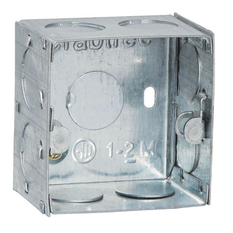 Crabtree 1 or 2 Module Flush Mounting Metal Box ACTXMIIX01