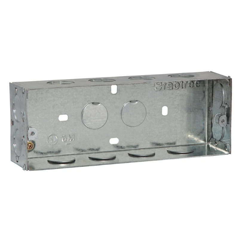 Crabtree 6 Module Flush Mounting Metal Box ACTXMIIX06
