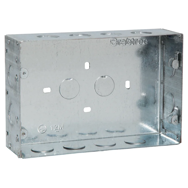 Crabtree 12 Module Flush Mounting Metal Box ACTXMIIX12