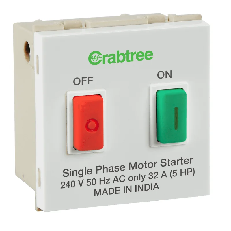 Crabtree Signia 32A Motor Starter 2 Module ACWSMXW321
