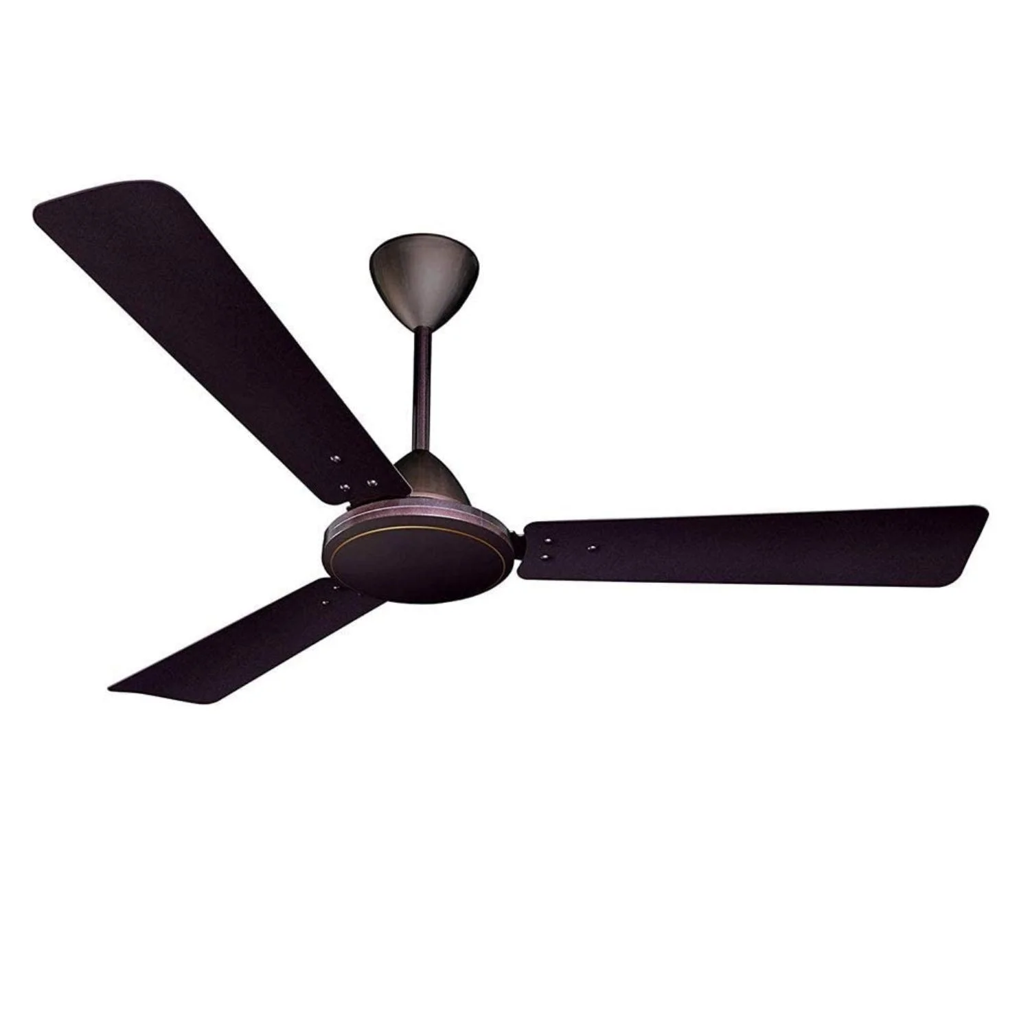 Crompton Jura Painted Plain Ceiling Fan 1200 mm (48"), Bakers Brown, 3 Blade JURA48BBR
