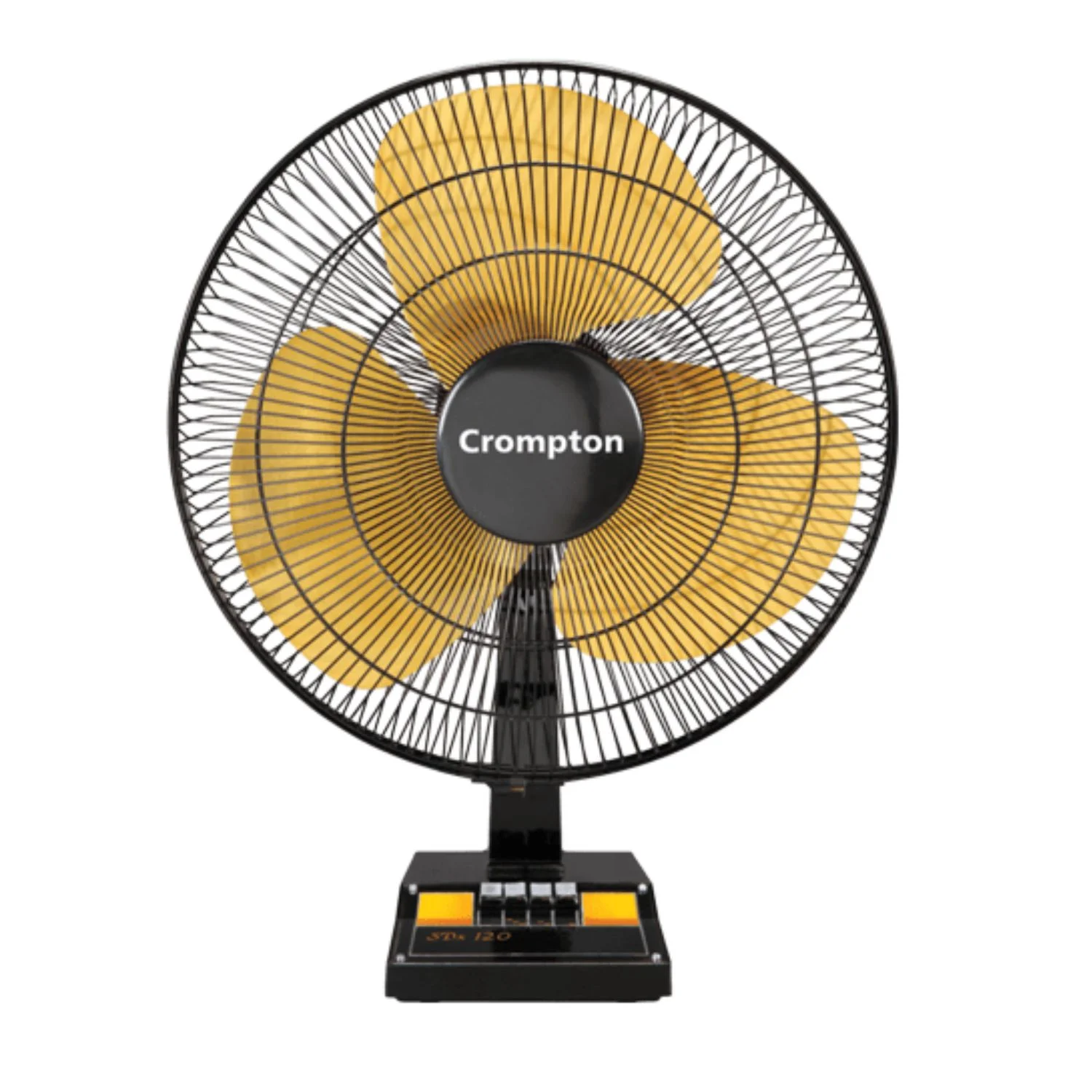 Crompton TF SDX Table Fan 400 mm (16"), Black Gold TFSDX16BLKGLD2U