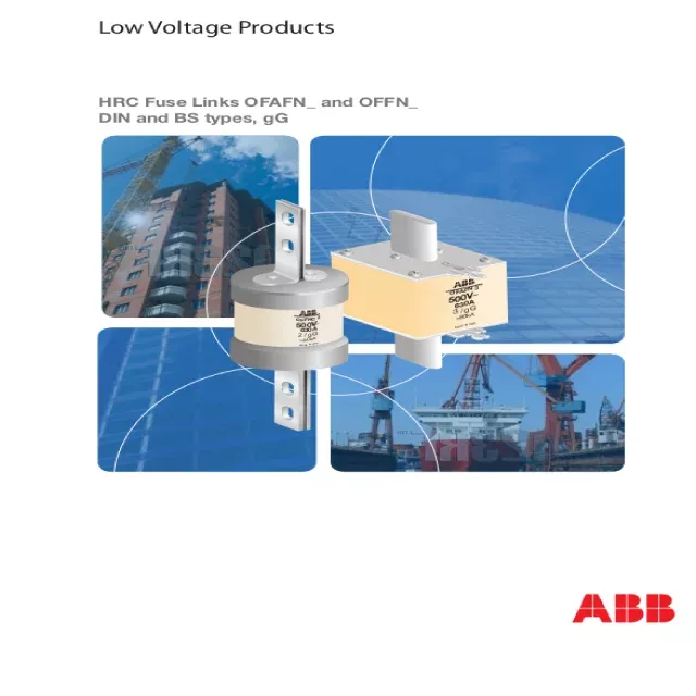 Download ABB HRC Fuse Catalogue PDF