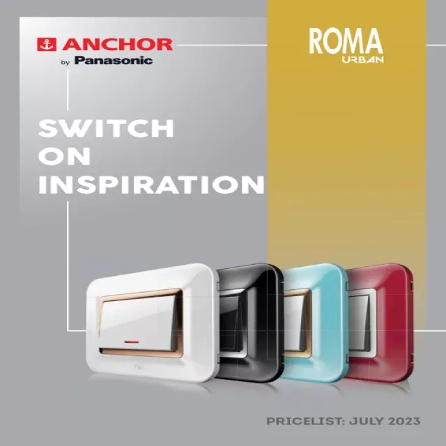 Anchor by Panasonic Roma Urban Switches, Sockets & other Products Price ...