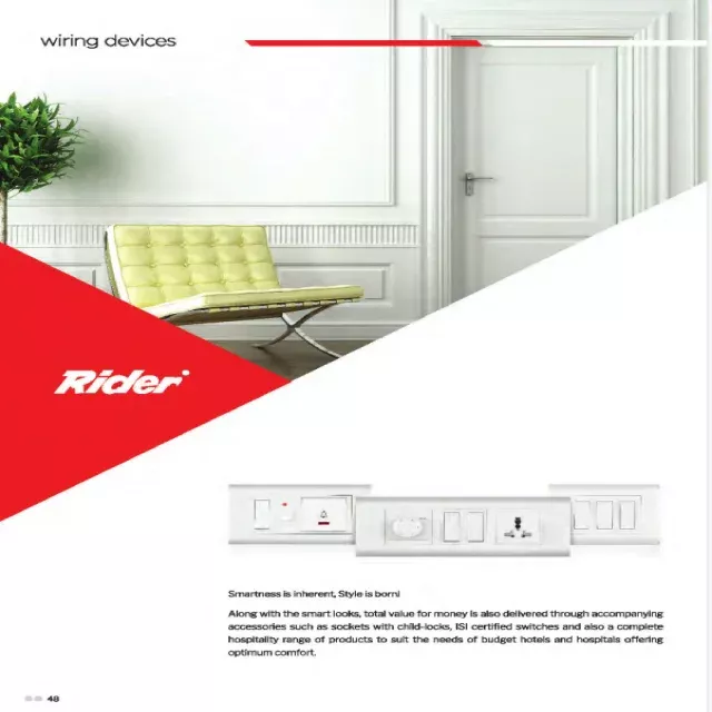 Anchor Rider Anchor Electrical Products Price List & Technical Data Sheet Catalogue ...