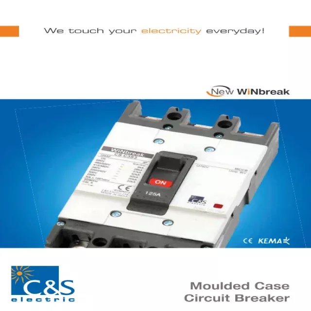 CS Electric Products Price List & Technical Data Sheet Catalogue