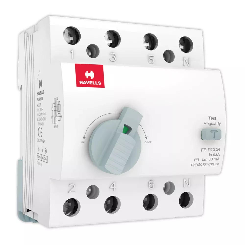 Buy 63 Amp 4 Pole RCCB Online at Lowest Price |Eleczo.com