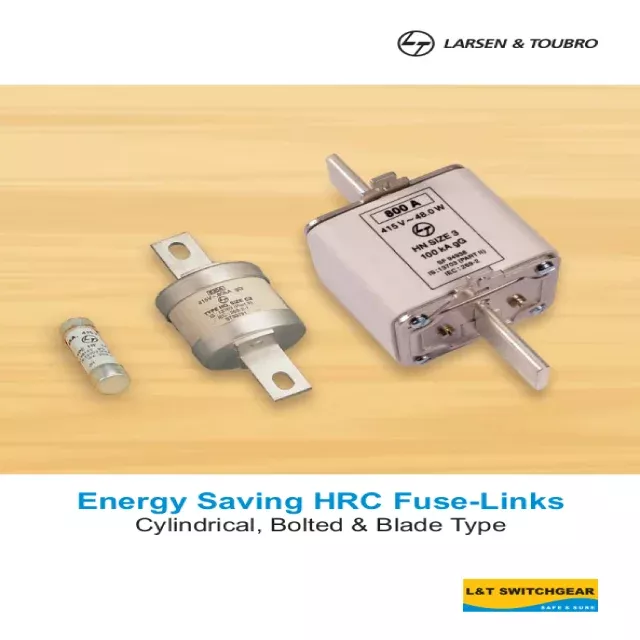 Lt Fuse Download L&T Switchgear Fuse Catalogue PDF |Eleczo.com