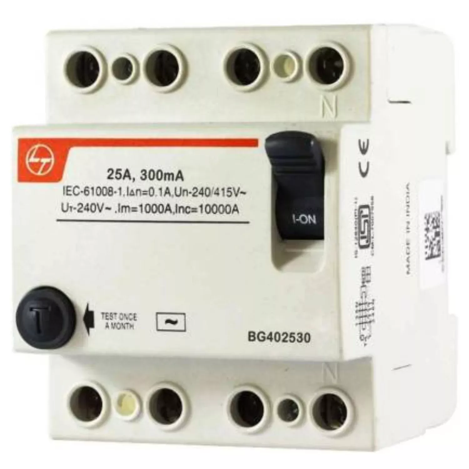 Buy 63 Amp 4 Pole RCCB Online at Lowest Price |Eleczo.com