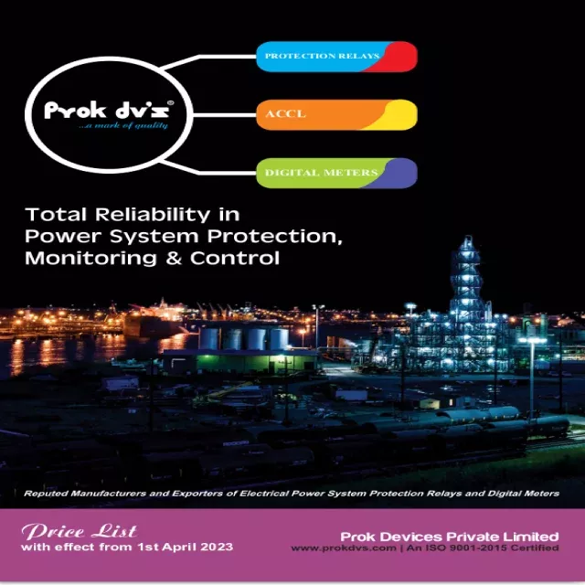 Prok Devices ACCL & Relays Price List PDF Download |Eleczo
