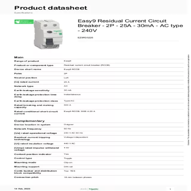 Abb Rccb Catalogue.pdf Download Schneider Electric Easy9 RCCB Catalogue PDF |Eleczo.com